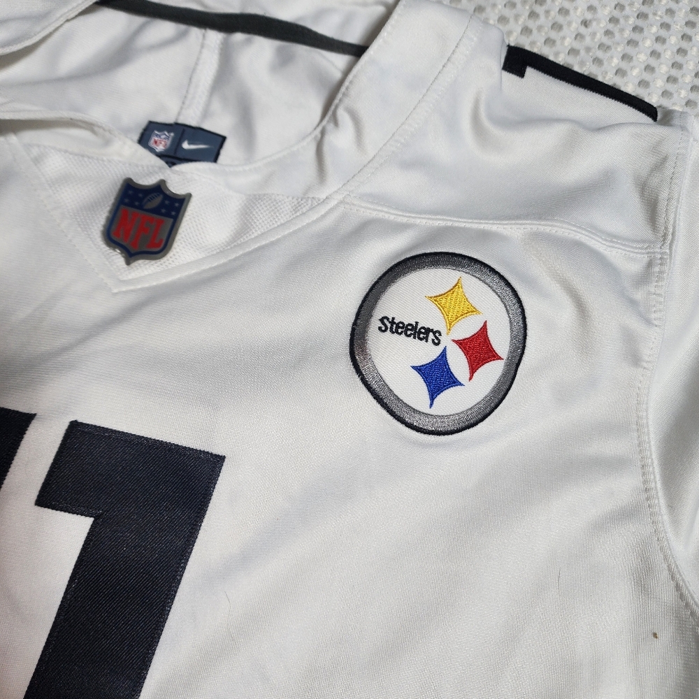 NFL EUC MENS SZ SMALL PITTSBURGH STEELERS #11 CLAYPOOL FOOTBALL TEAM JERSEY SHIR - Picture 4 of 8